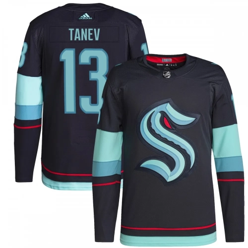 Brandon Tanev Seattle Kraken Navy Jersey Authentic Adidas