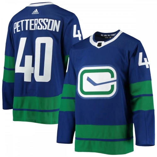 Elias Pettersson Canucks Alternate Jersey 2020-21 Blue adidas