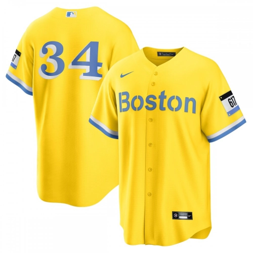 David Ortiz Jersey Boston Red Sox Gold City Connect Replica