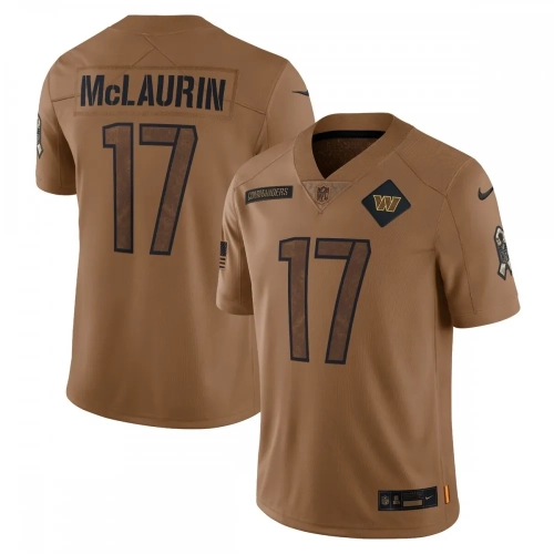 Terry McLaurin Salute to Service Jersey 2023 Brown