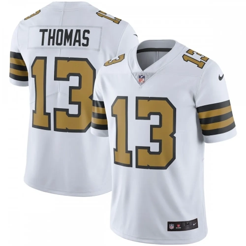 Michael Thomas Saints Jersey White Color Rush Limited Nike